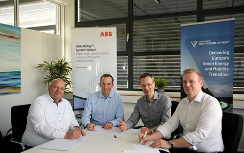 ABB and Vulcan Energy Resources to Support Carbon-neutral Lithium Production for Battery Manufacturing