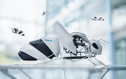 Festo Unveils Its Smallest Flying Creation: Bionic Honeybees That Fly in Coordinated Swarm